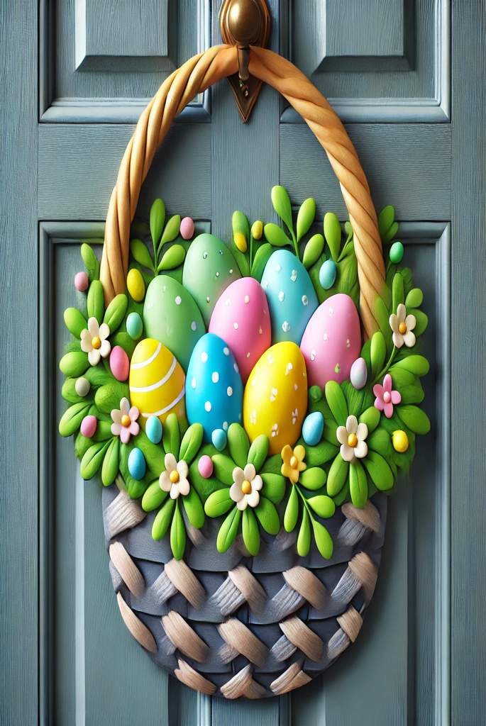 Easter Egg Basket Hanger