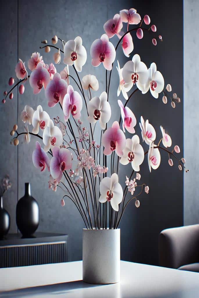 Elegant Orchid Display