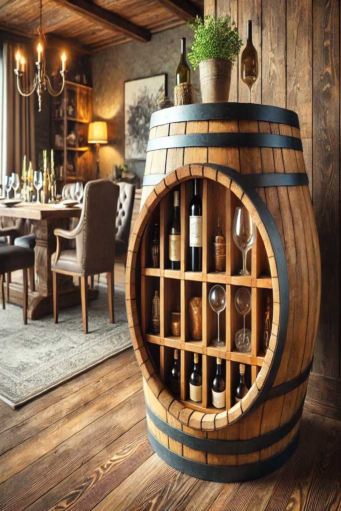 Wine Barrel Bar