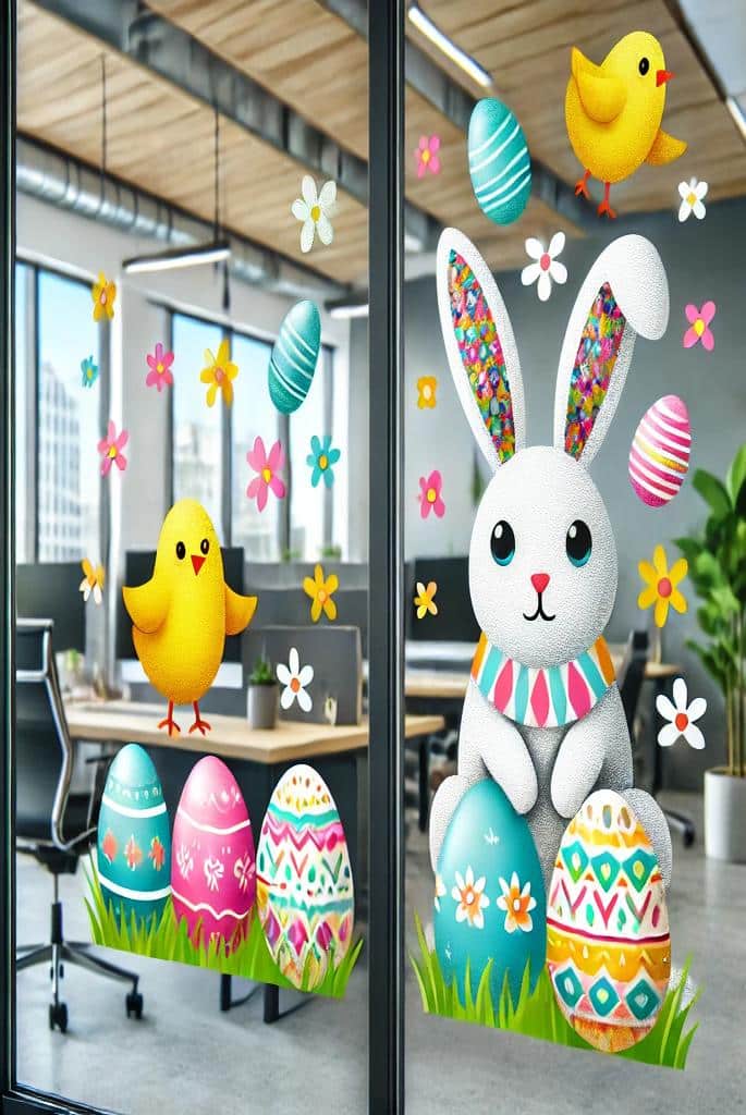 Easter Window Clings