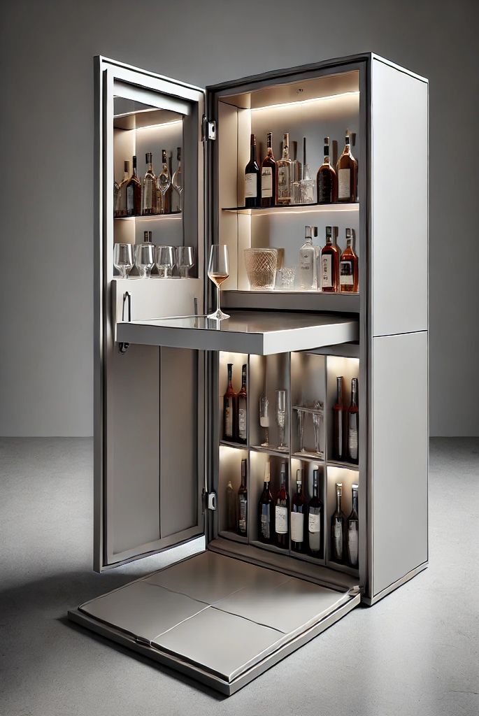 Hidden Bar Cabinet