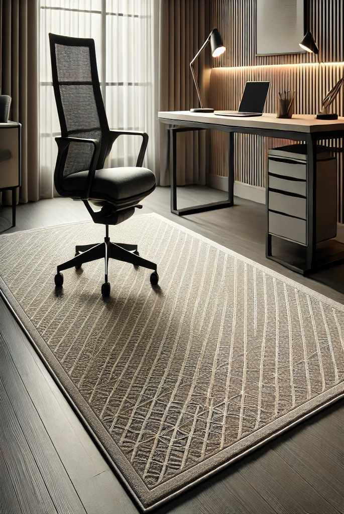 Low-Pile Office Rugs for Easy Movement