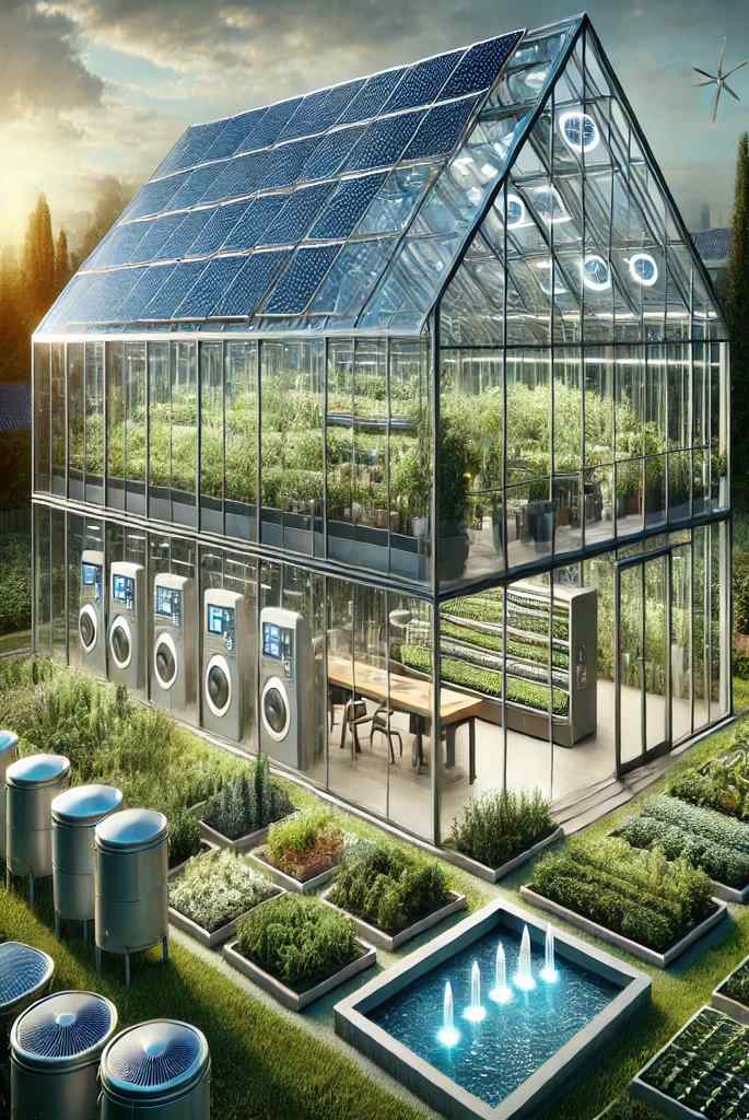 Solar-Powered Greenhouse