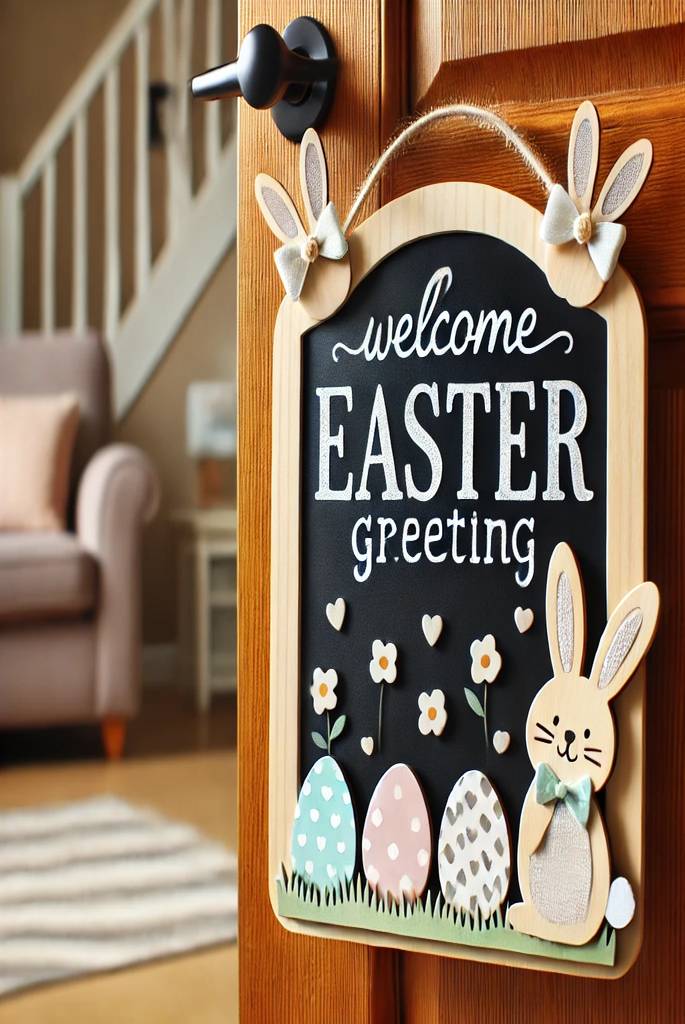 Chalkboard Easter Greeting