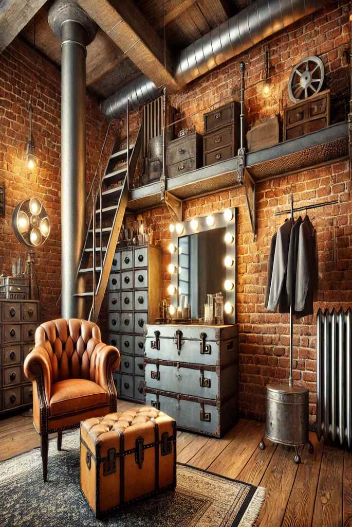  Industrial Vintage with Exposed Bricks