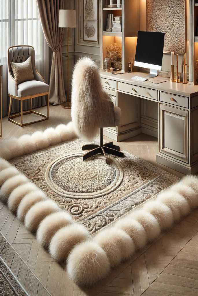 Luxurious Velvet or Faux Fur Rugs