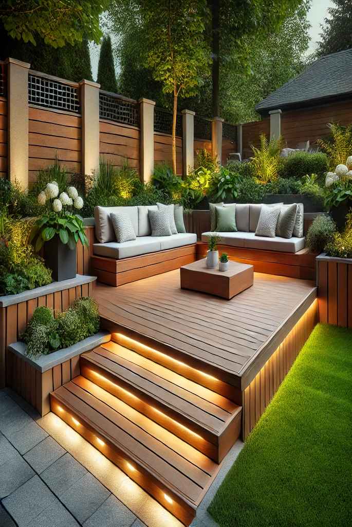 Floating Deck Sitting Area