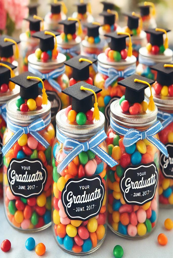 Graduation-Themed Candy Jars