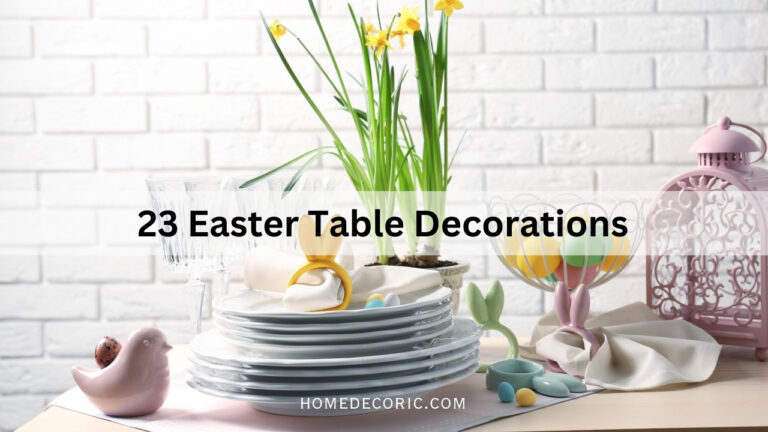 Easter Table Decorations