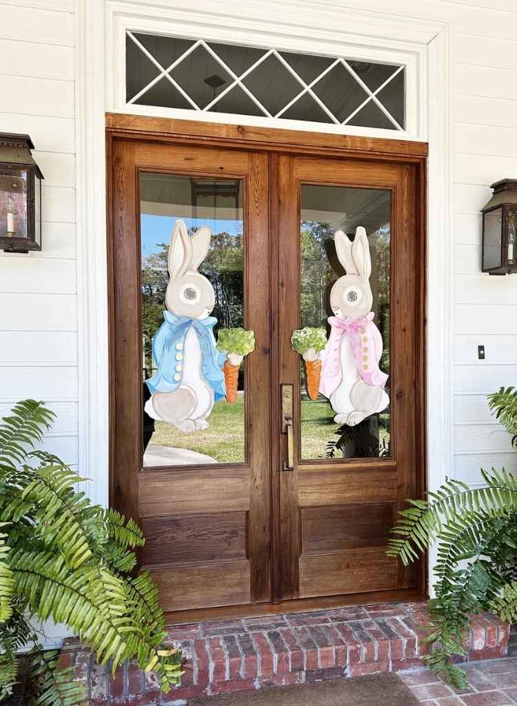 Easter door decor