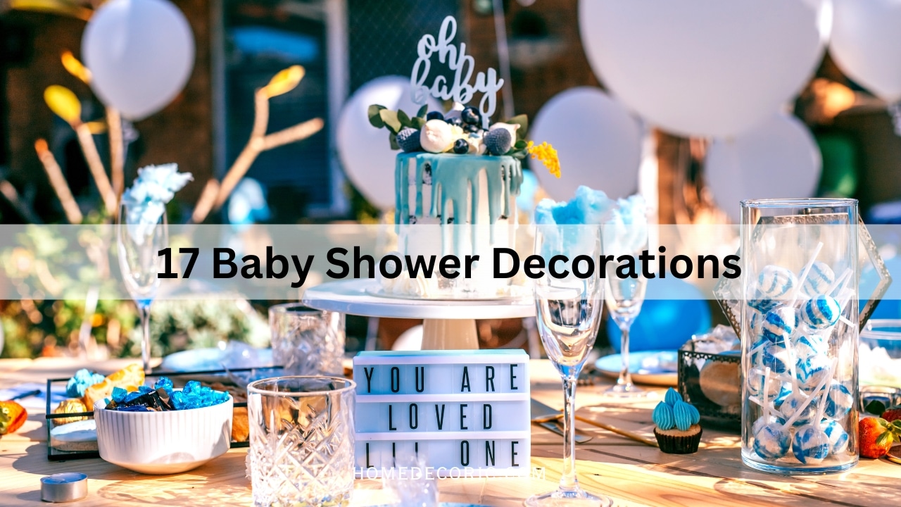 Floral Baby Shower Decorations