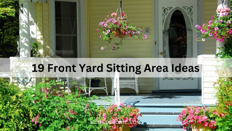 Front Yard Sitting Area Ideas