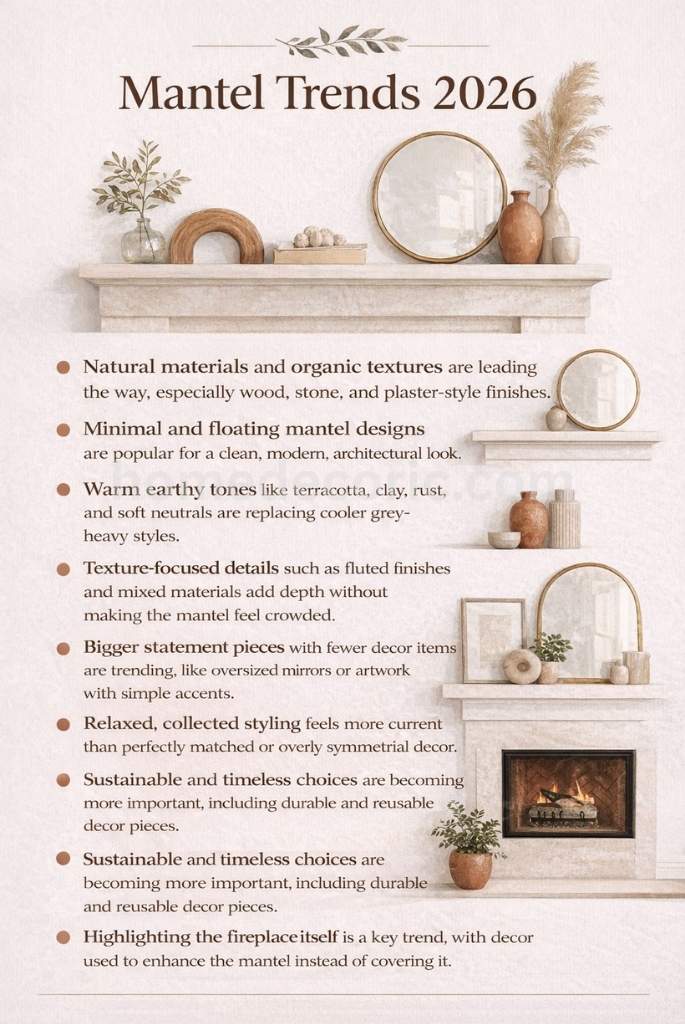 How Spring Mantel Decor