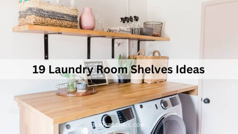 Laundry Room Organizer Shelves Ideas