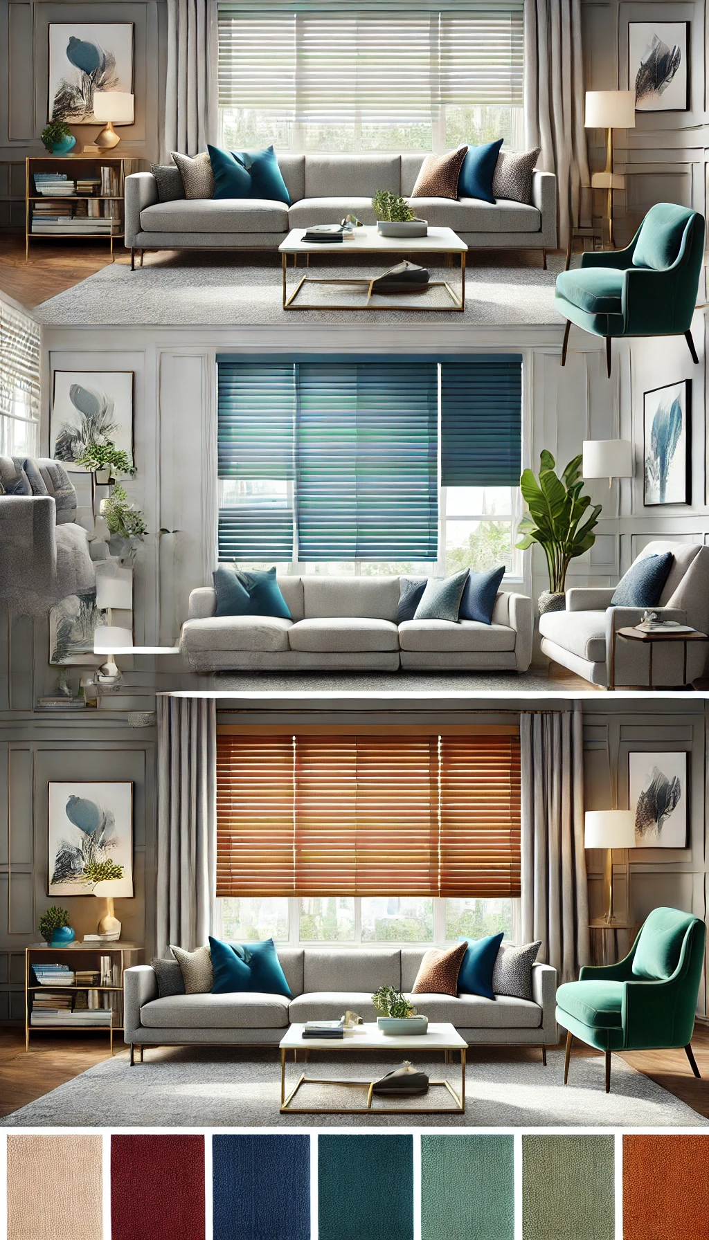 Matching Blinds with Furniture & Decor