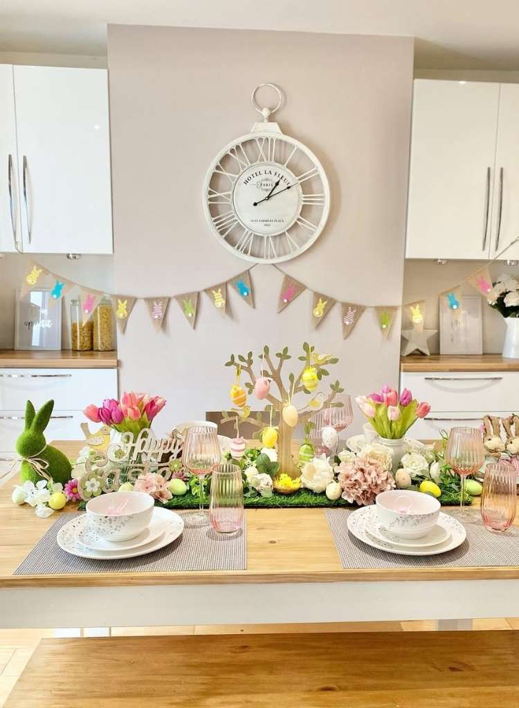 Modern Kitchen Spring Table Display