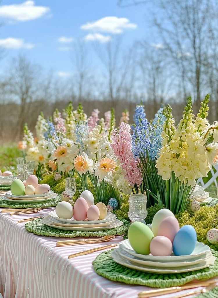 Spring Garden Easter Tablescape
