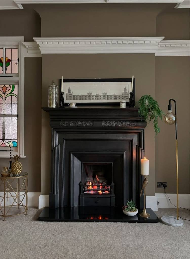Traditional Victorian Style Fireplace