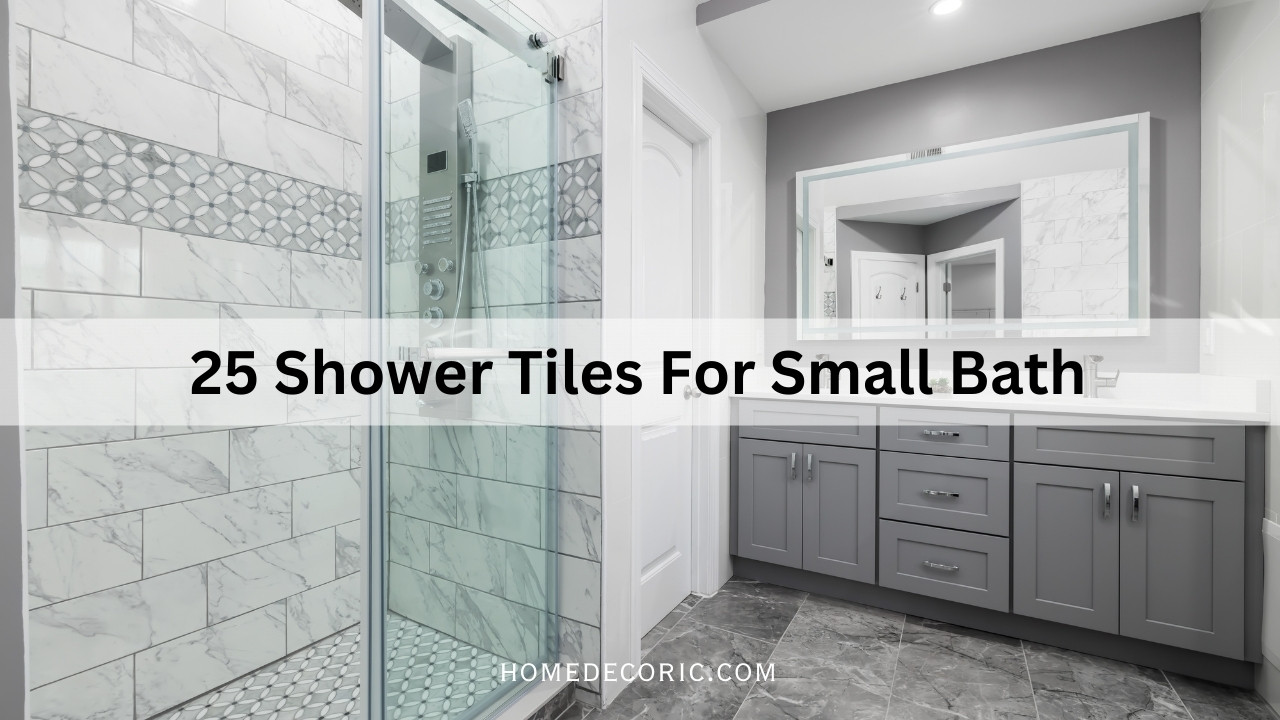 shower tile ideas for small bathrooms