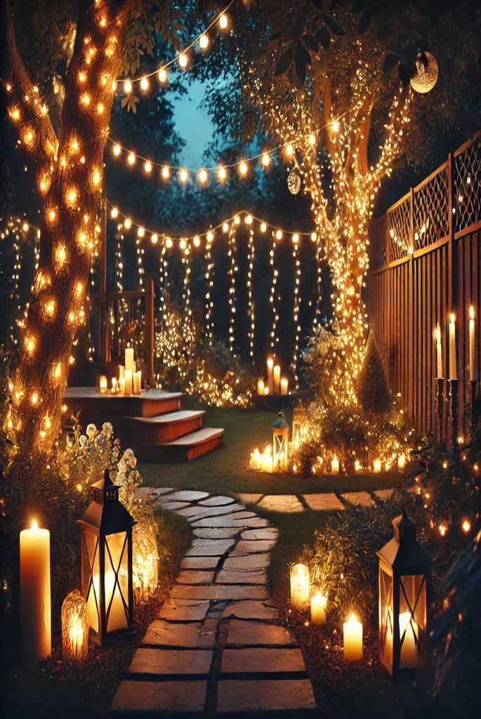 Use String Lights for a Magical Ambience