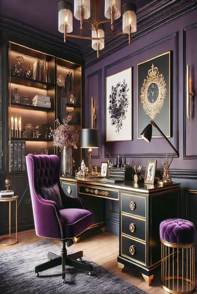 Make a Statement with Deep Purple