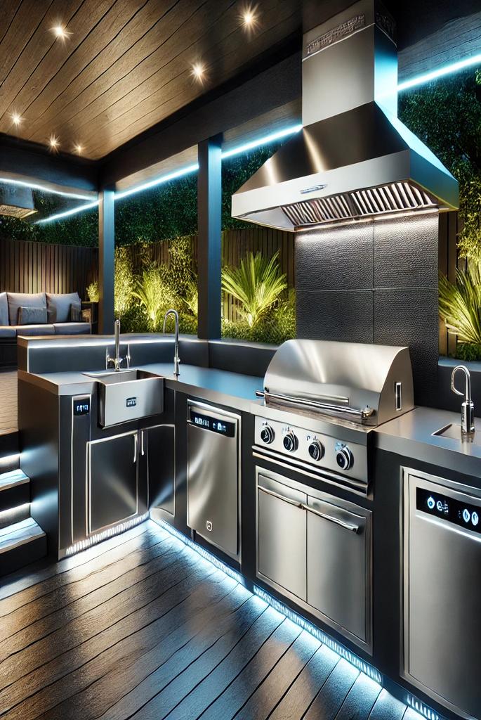 Stainless Steel Outdoor Kitchen