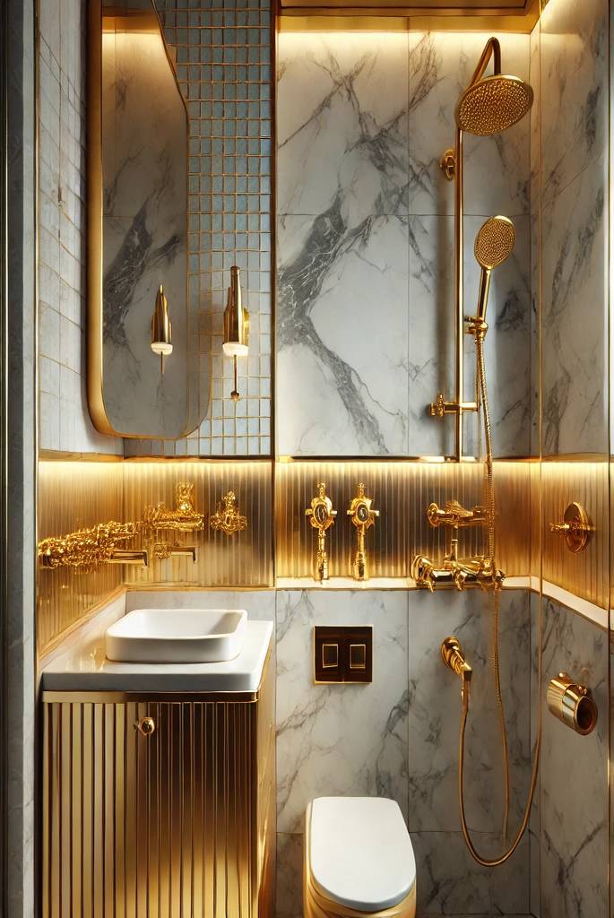 Gold Accents for a Luxurious Feel