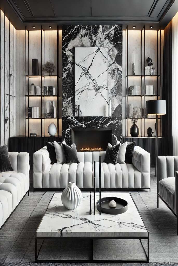 Luxe Marble and Monochrome Mix