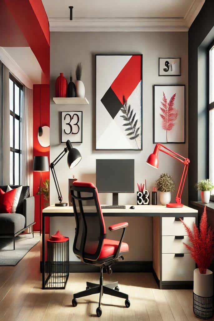 Energized with Red Accents