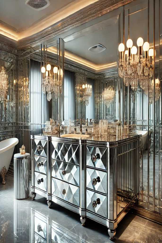  Mirrored Vanity for a Glamorous Touch