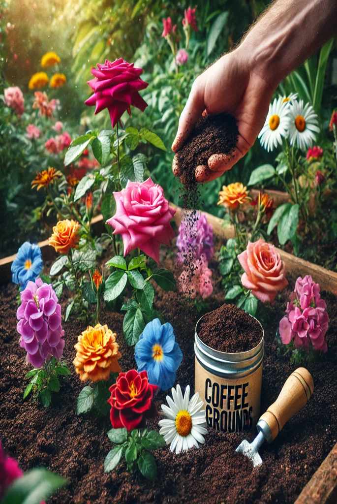 Coffee Grounds Fertilizer for Flowers