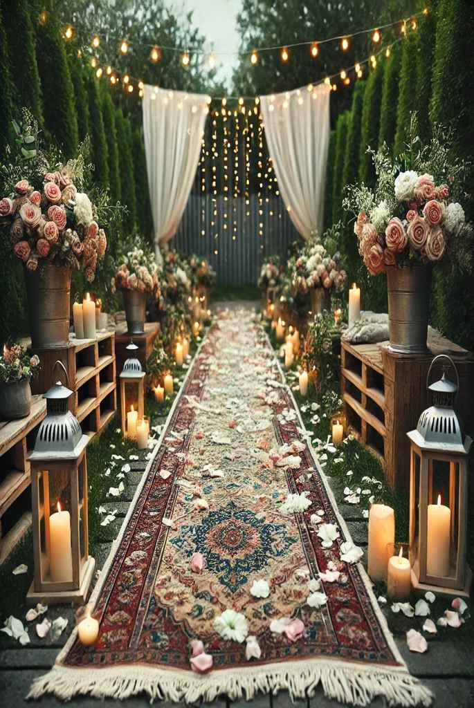 Create a DIY Wedding Aisle