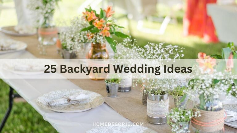 Backyard Wedding Ideas on budget