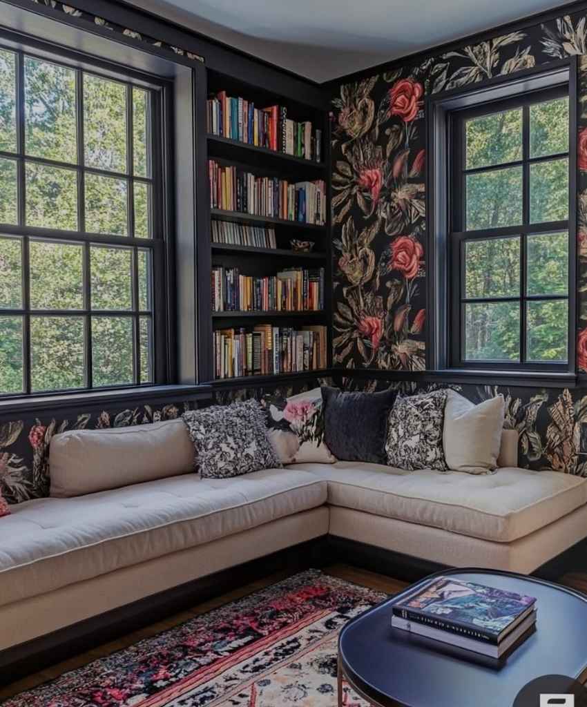Bold Boho Reading Nook