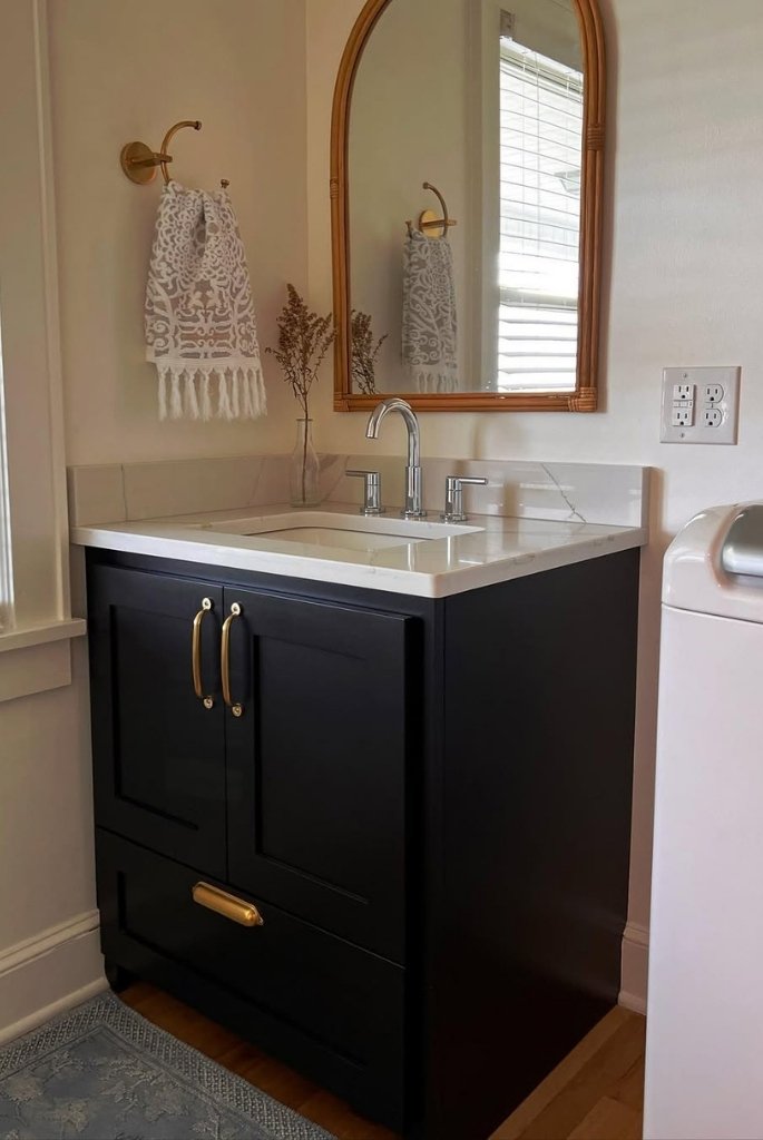 Cozy Nook with Arched Mirror Charm