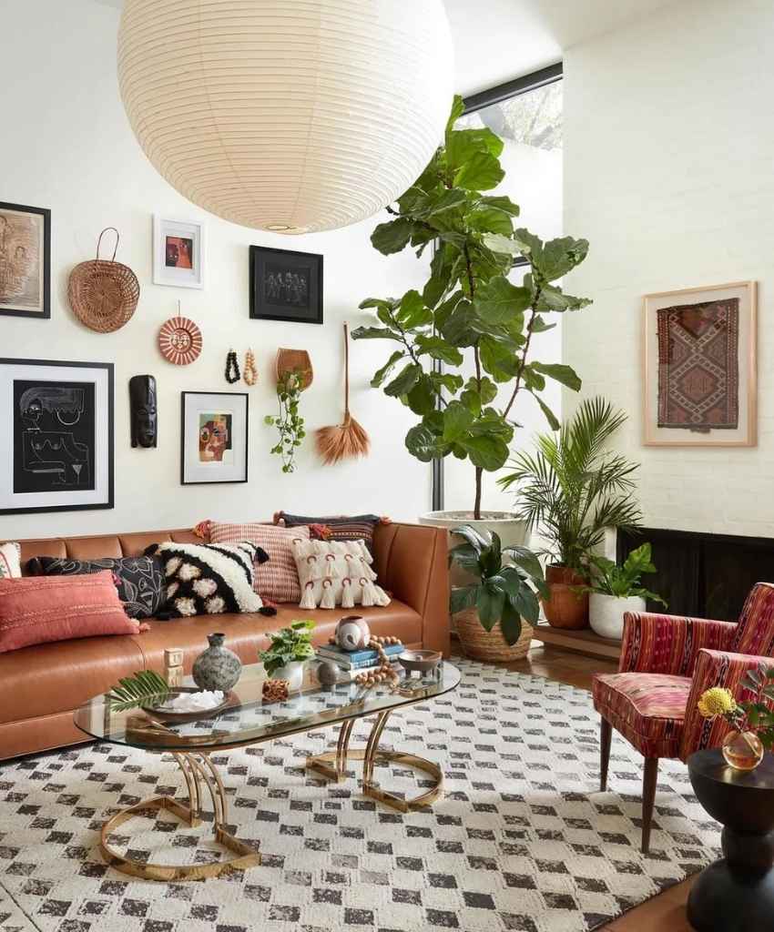 Eclectic Boho Living Room