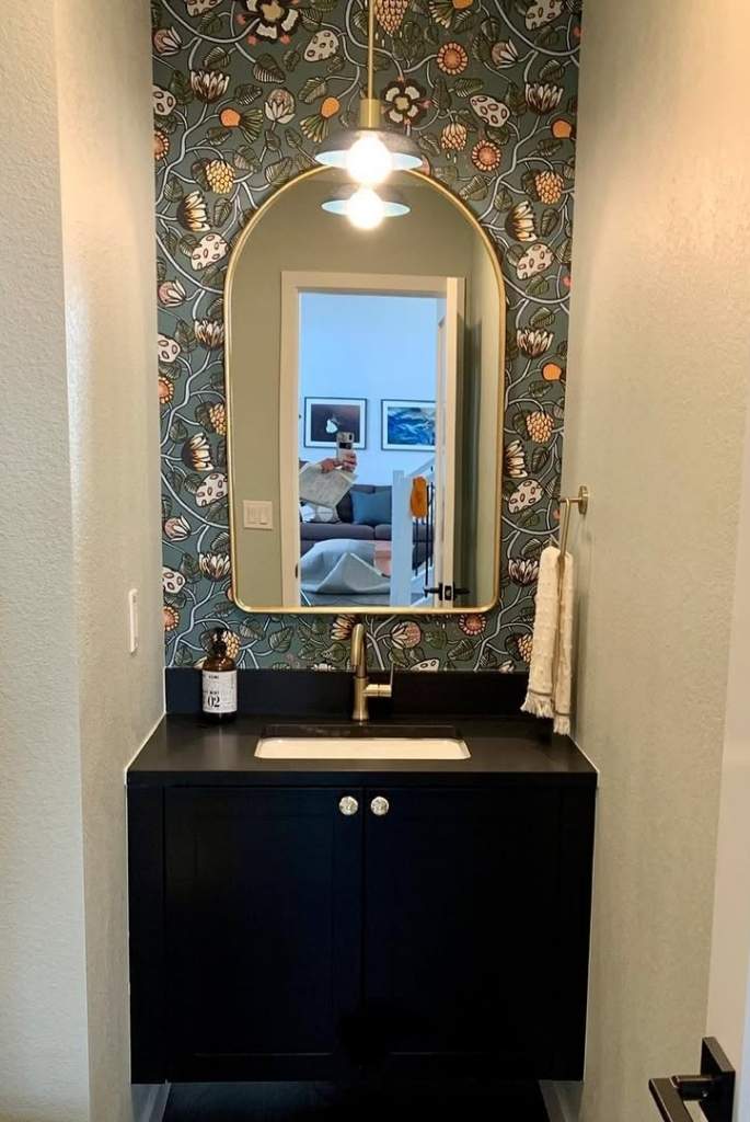 Floral Niche Vanity