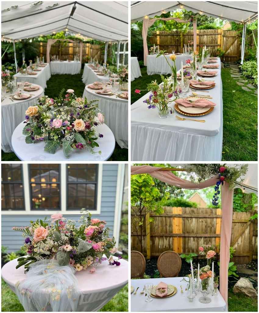 Intimate Backyard Tablescape