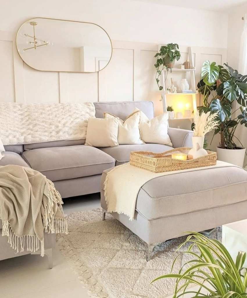 Light and Airy Boho Living Room