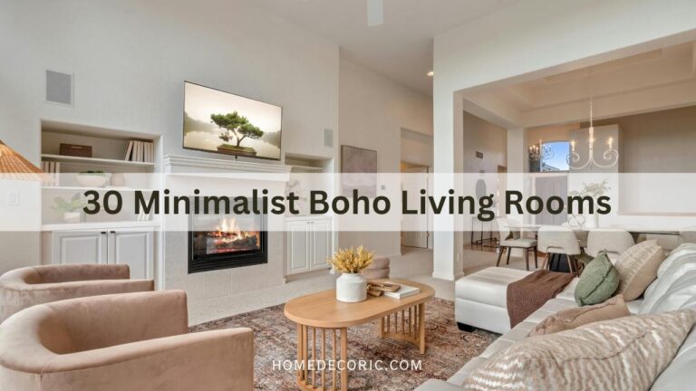 Minimalist Modern Boho Living Room