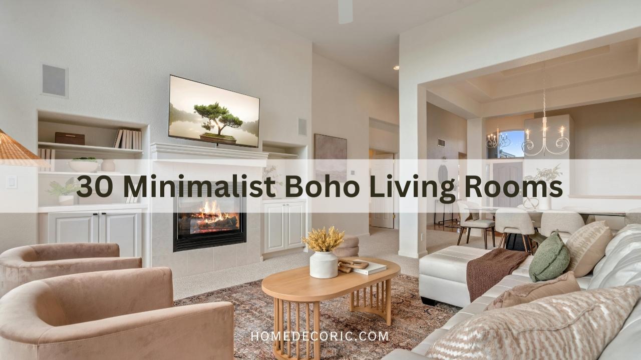 Minimalist Modern Boho Living Room