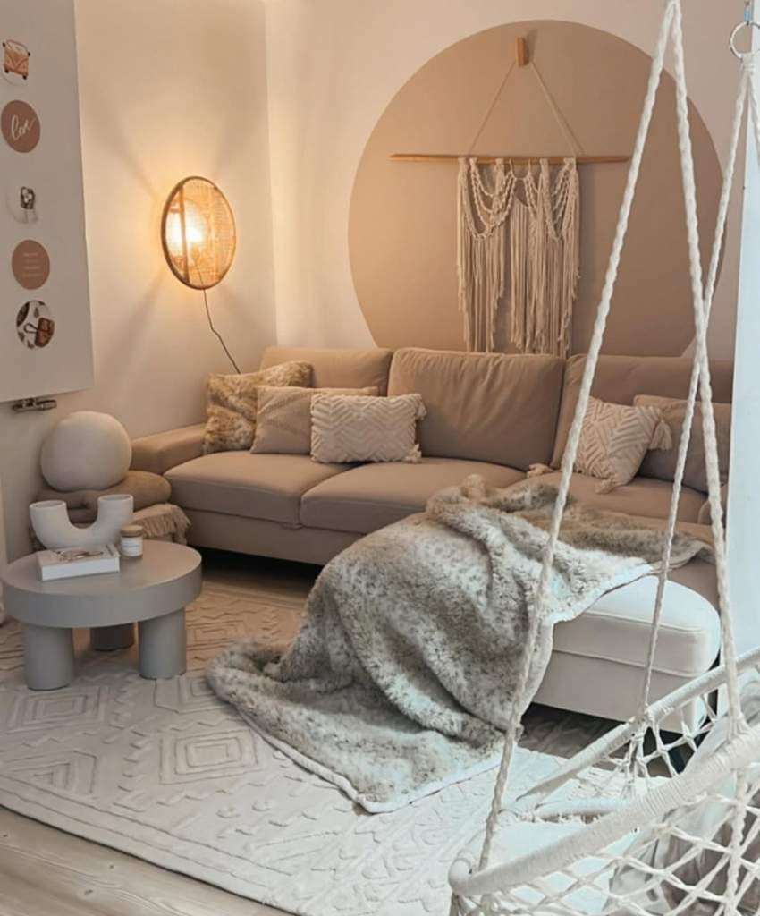 Warm Minimalist Boho Corner