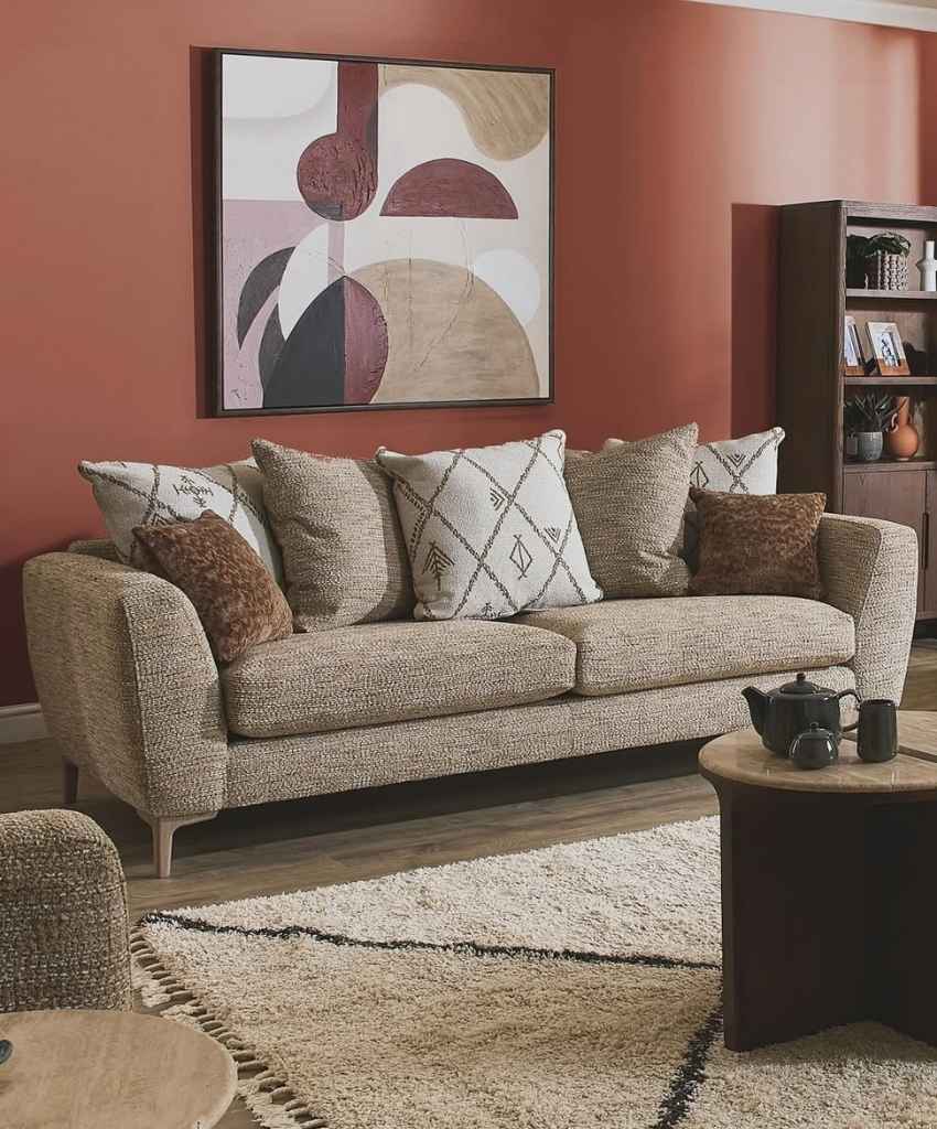 Warm Terracotta Boho Living
