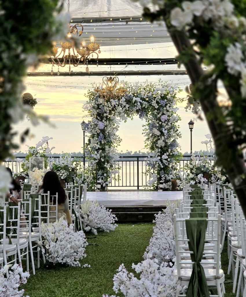 Waterfront Twilight Vows