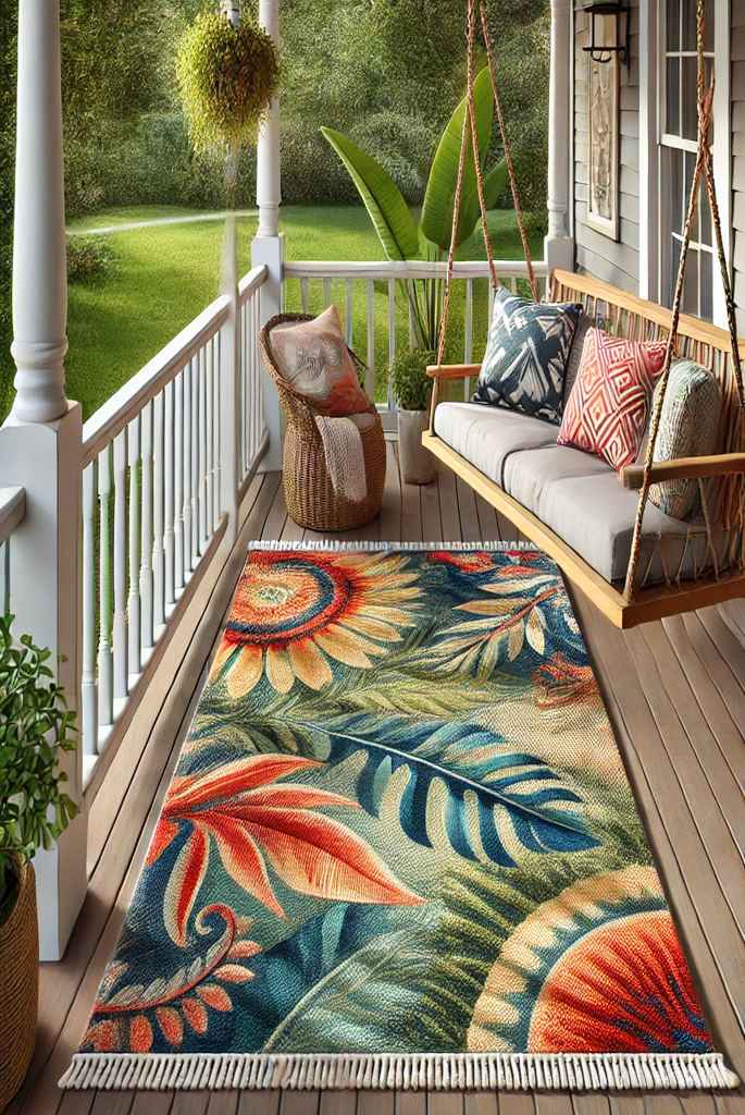 Splash of Color with Outdoor Rugs