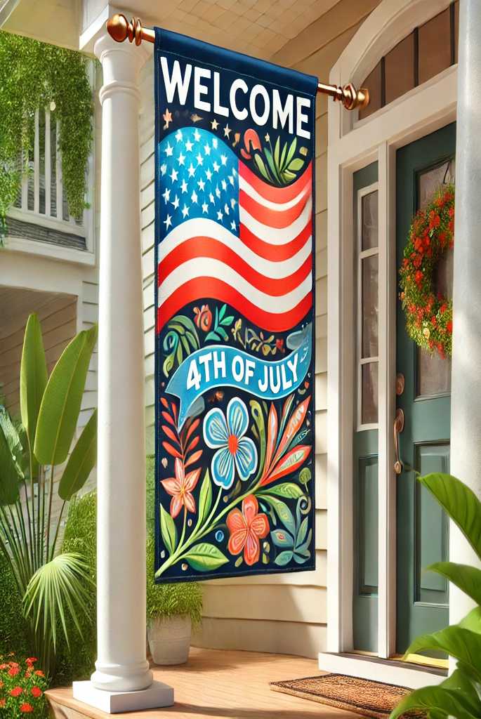 Hang a Decorative Porch Banner or Flag