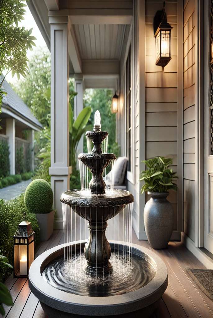 Install a Small Outdoor Fountain
