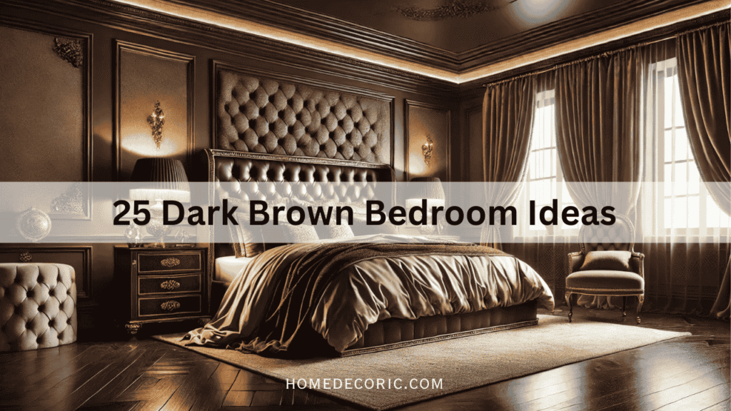 25 Stunning Dark Brown Bedroom Ideas for a Cozy Retreat