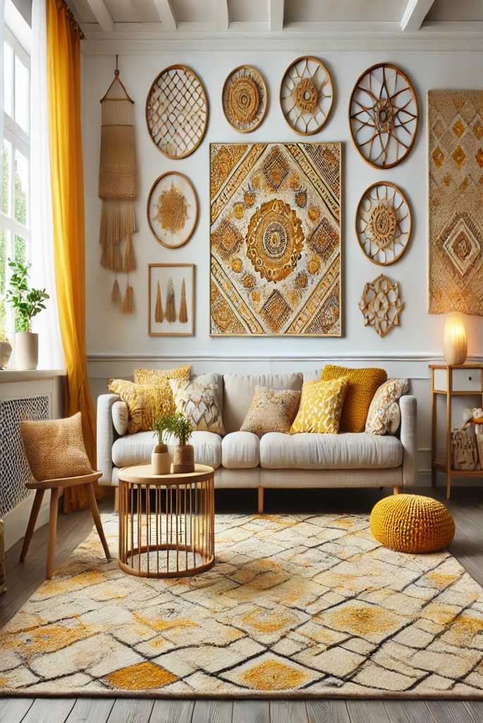Yellow in Rug Patterns