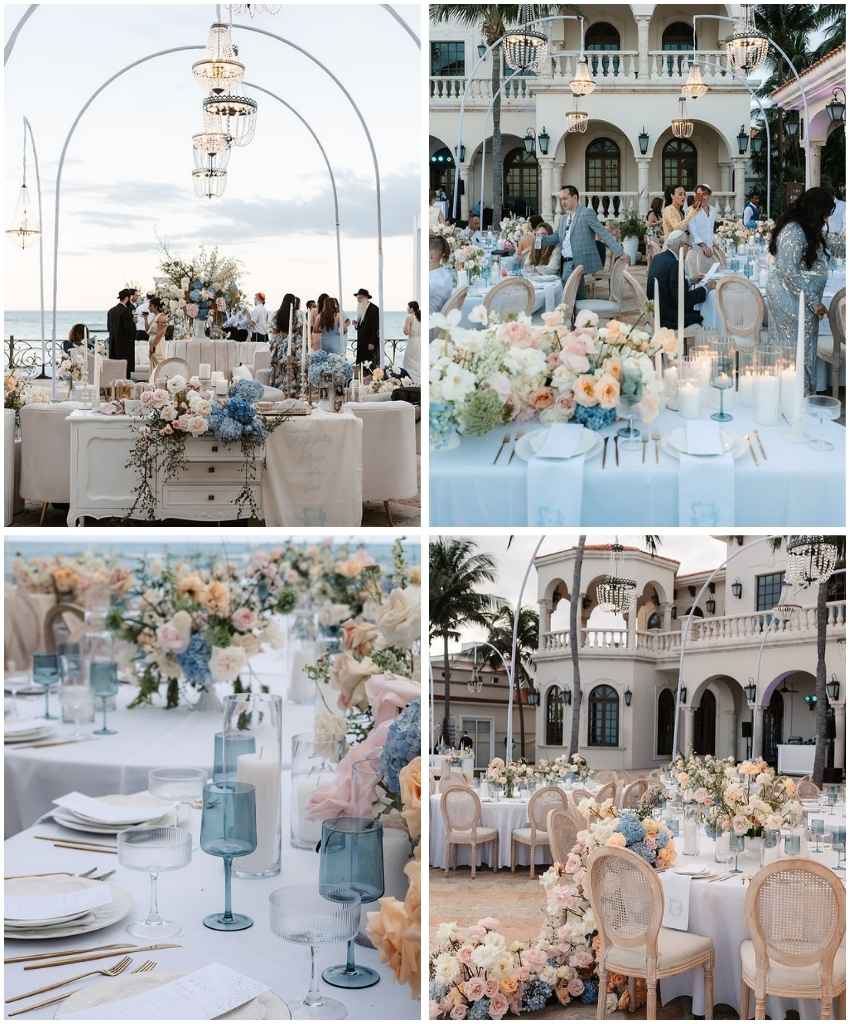 Pastel Romance Villa Wedding Reception